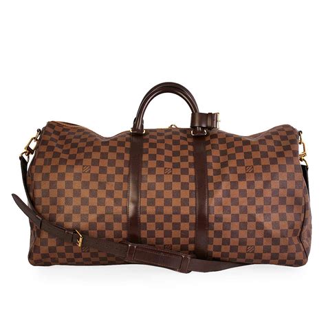 louis vuitton keepall damier replica|louis vuitton keepall 55 bag authentication.